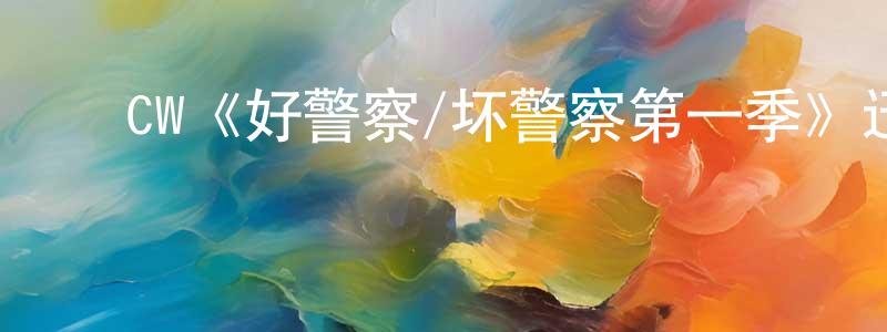 ﻿曾春新发布﻿CW《好警察/坏警察第一季》迅雷下载/在线观看/百度云-都市/情感-美剧天堂